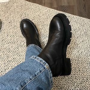 Zara Lug Sole Chunky Boot (ZARA SIZE 40)
